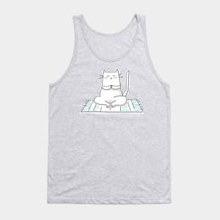 Zen Cat Doing Yoga Tank Top